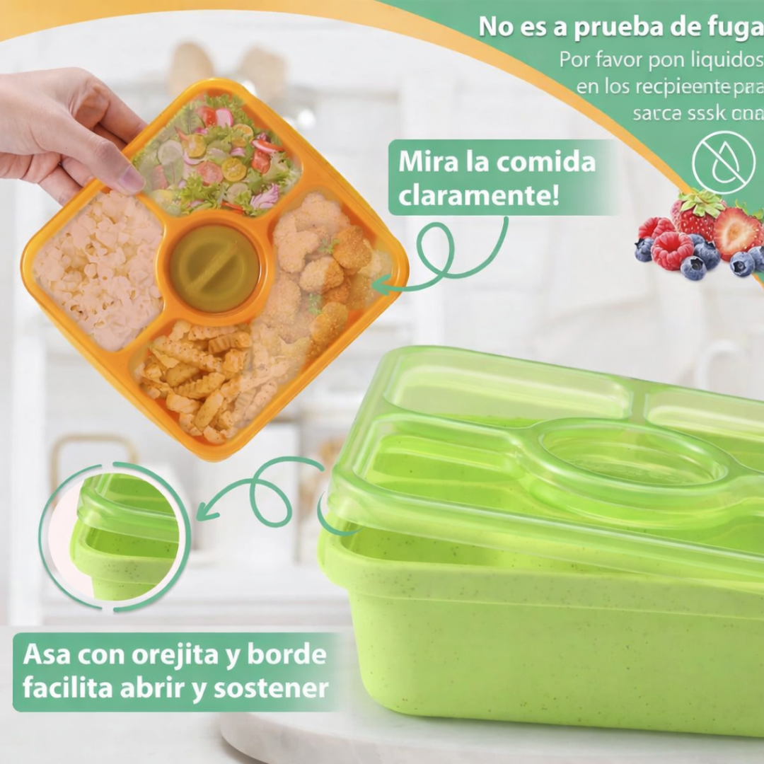 Loncher Bento Snack 3-5 - Dulce Amor