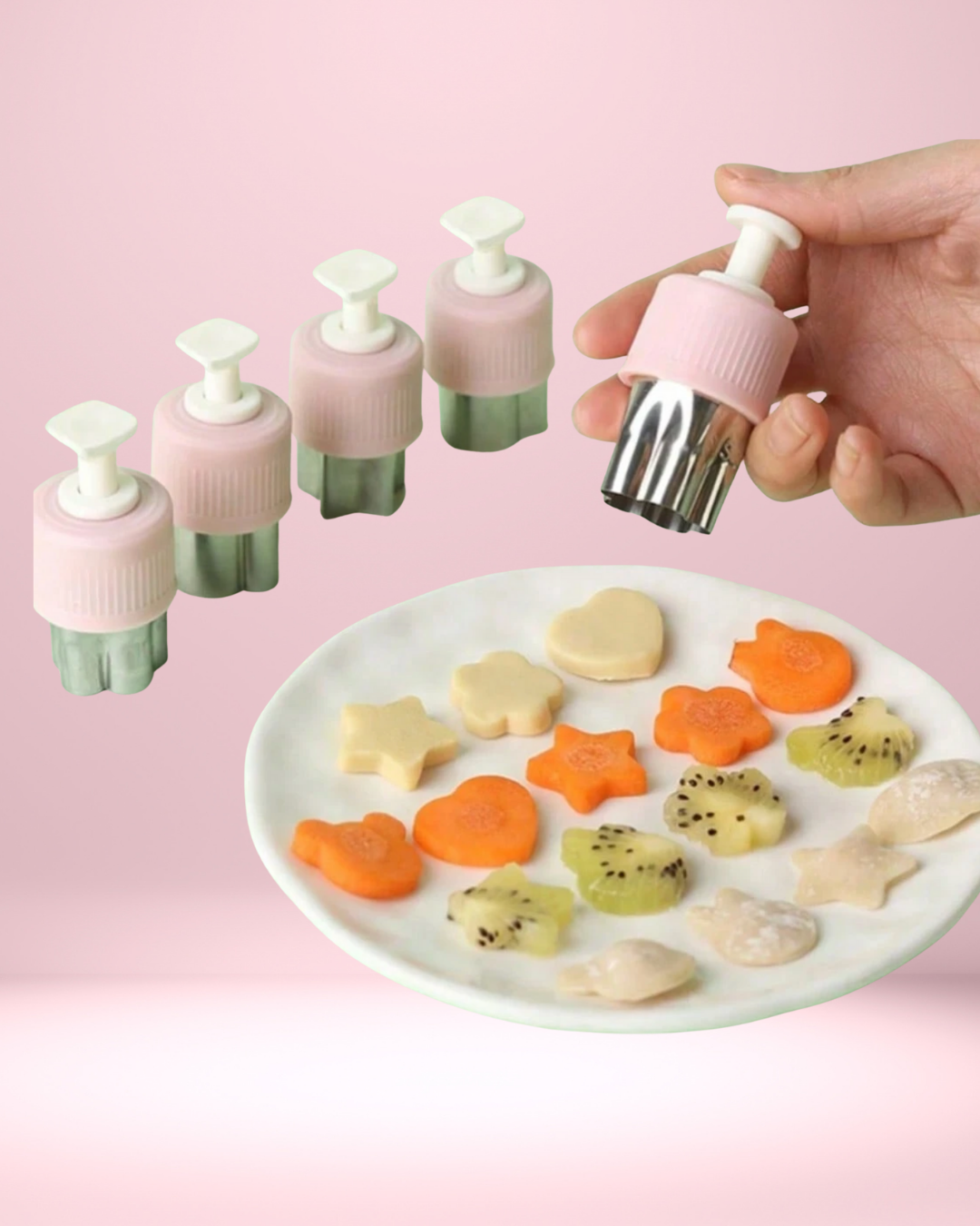 Cortadores de Fruta con Pulsador - Dulce Amor