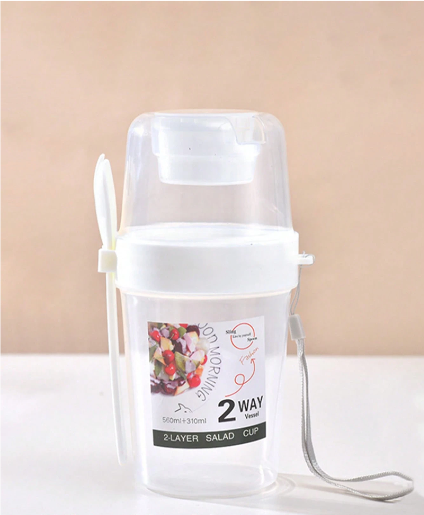 Recipiente para Cereal - Blanco - Dulce Amor